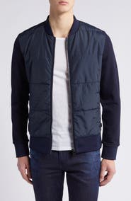 BOSS Men's Skiles Quilted Zip-Up Sweatshirt