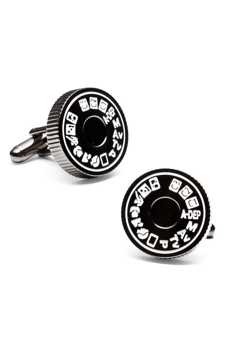 Cufflinks, Inc. Camera Mode Dial Cuff Links, Main, color,