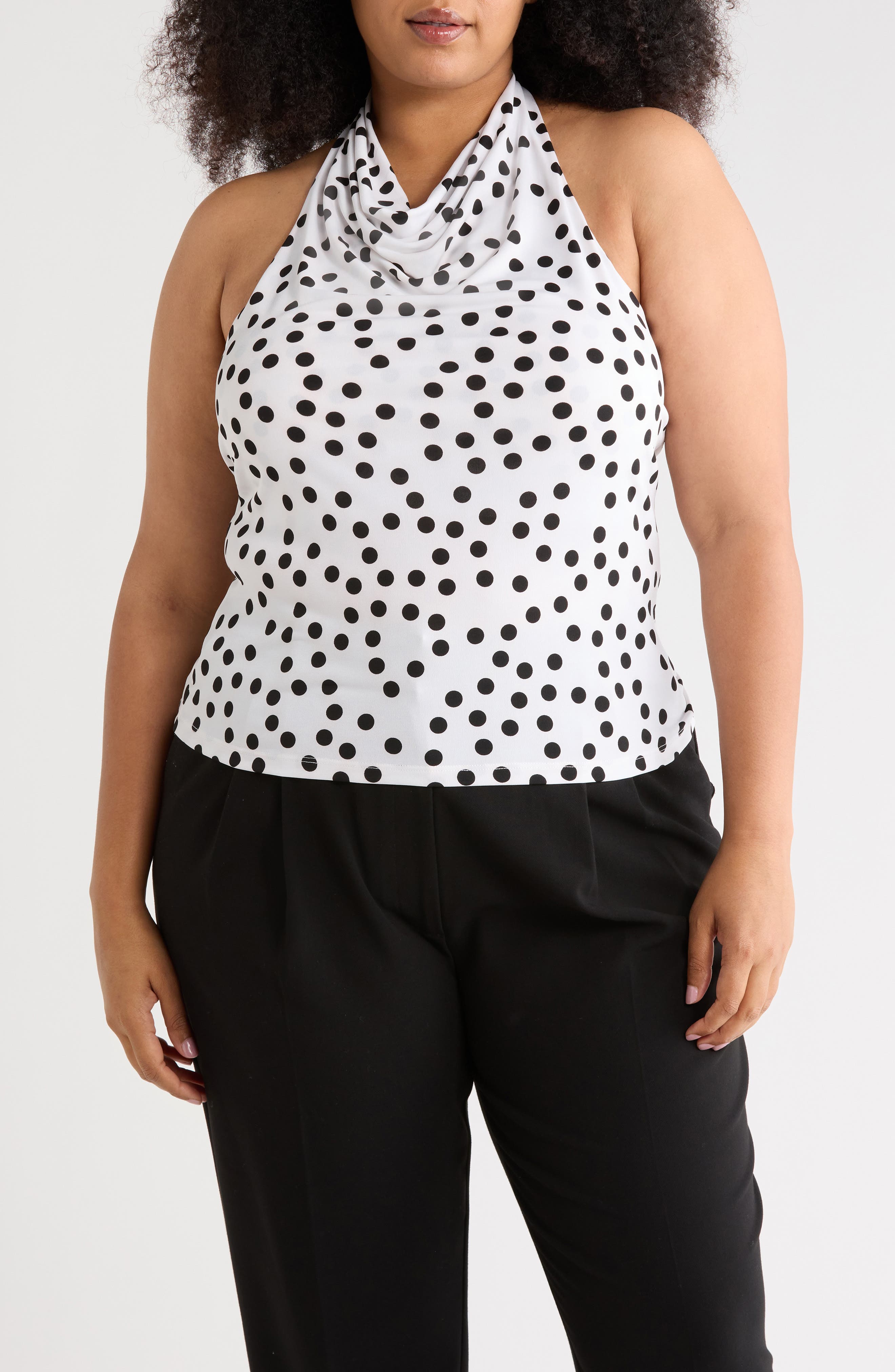 Polka Dot Halter Top
