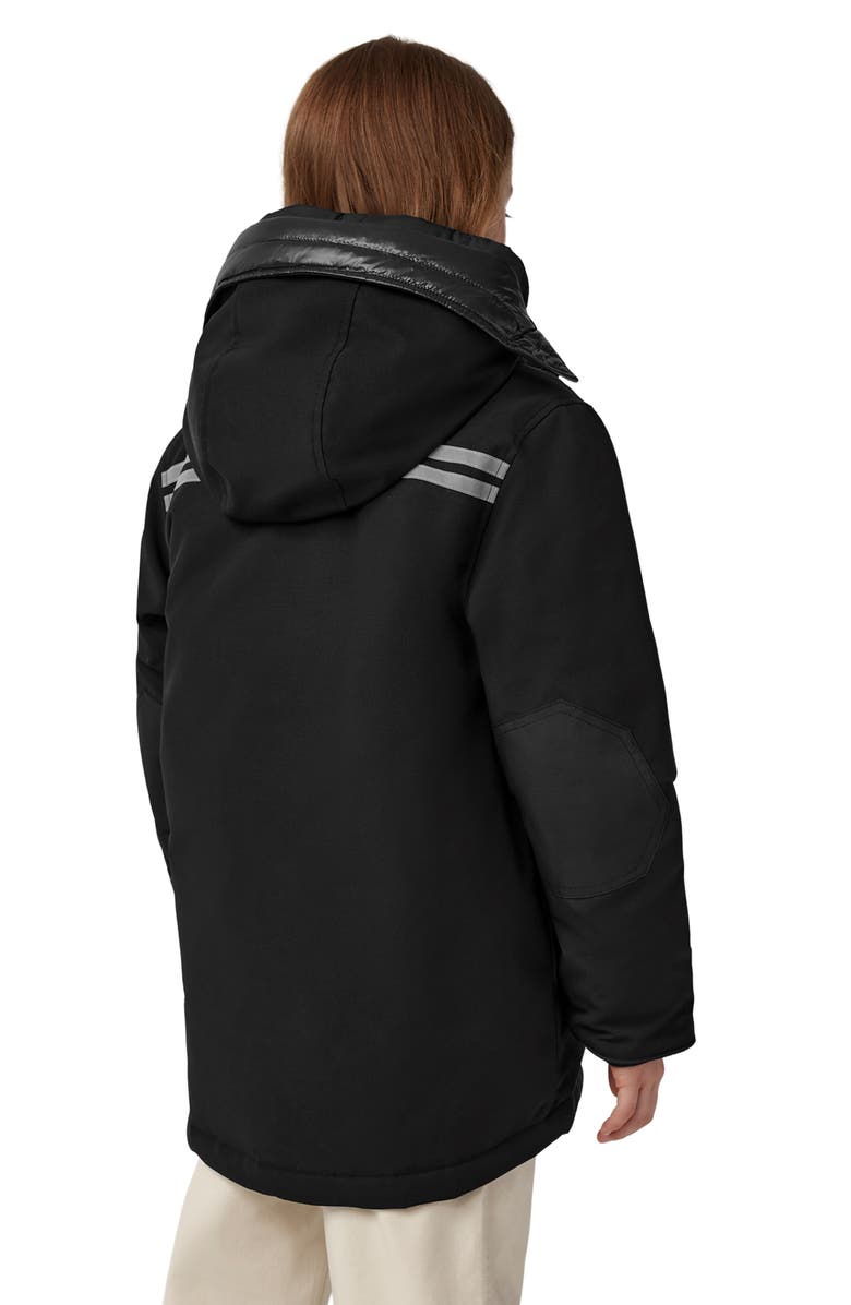 Canada Goose Kids' Logan Hooded 625 Fill Power Down Parka, Alternate, color, Black - Noir