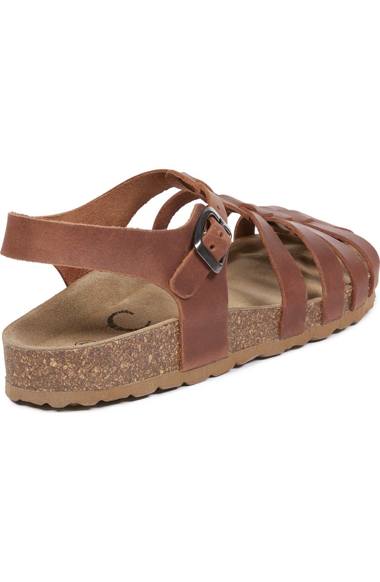 Celtic & Co. Fisherman's Sandal, Alternate, color, Rust