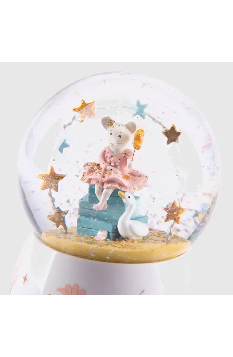 Moulin Roty The Little school of dance Musical Snow Globe, Alternate, color, Pink