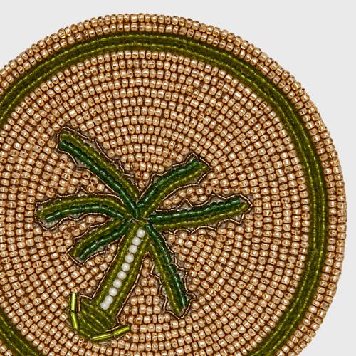Joanna Buchanan Palm Tree Coasters 4-piece Set In Multi