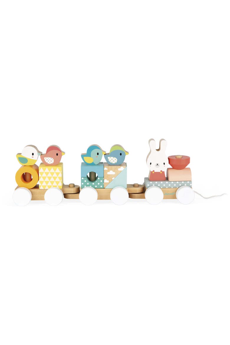 Wood Train Toy, Main, color, MULTI