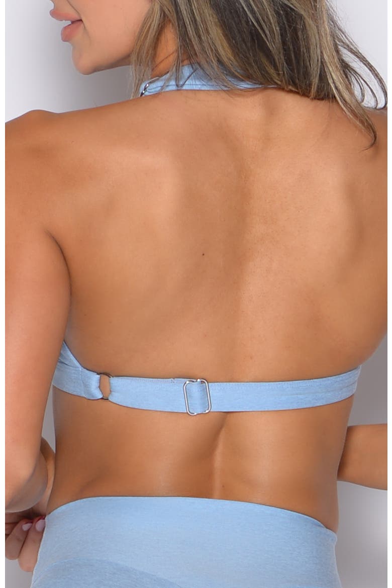 Iron Edge Bra, Alternate, color, Blue Mist