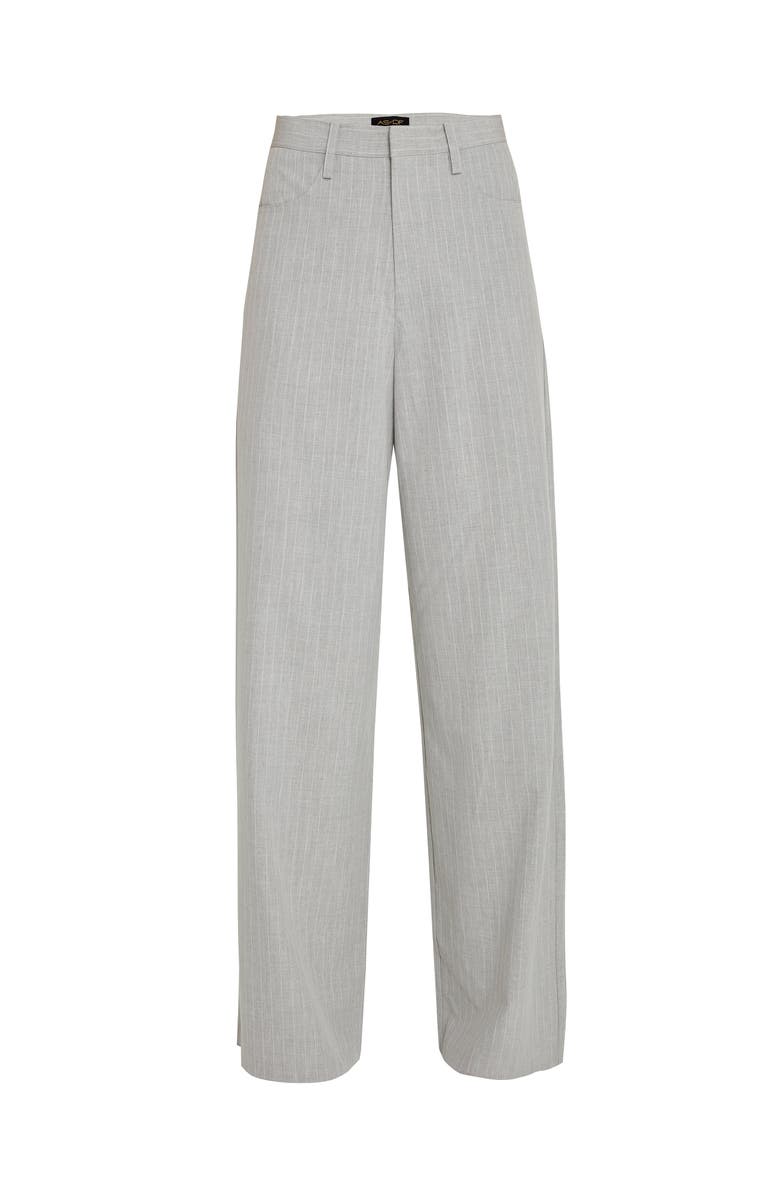 AS by DF Luxembourg Baggy Trousers, Alternate, color, Gray Pinstripe