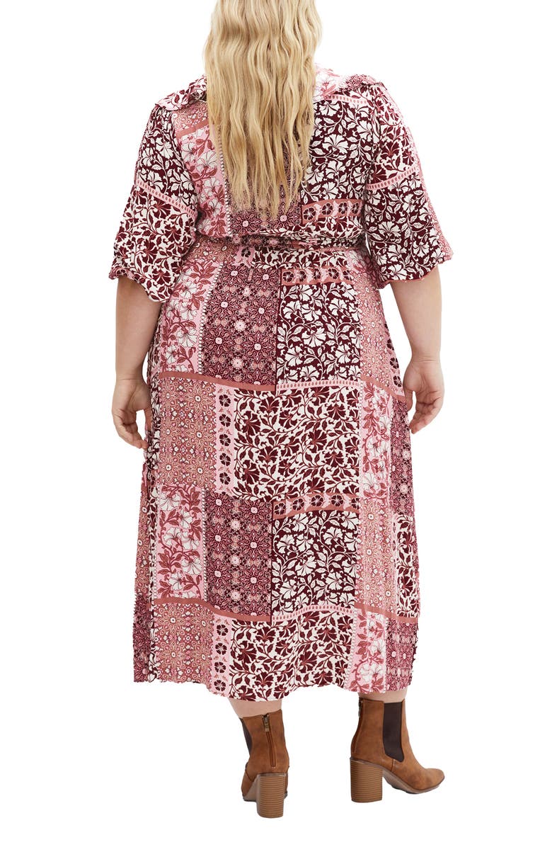 City Chic Romina Print Long Sleeve Maxi Dress, Alternate, color, Print