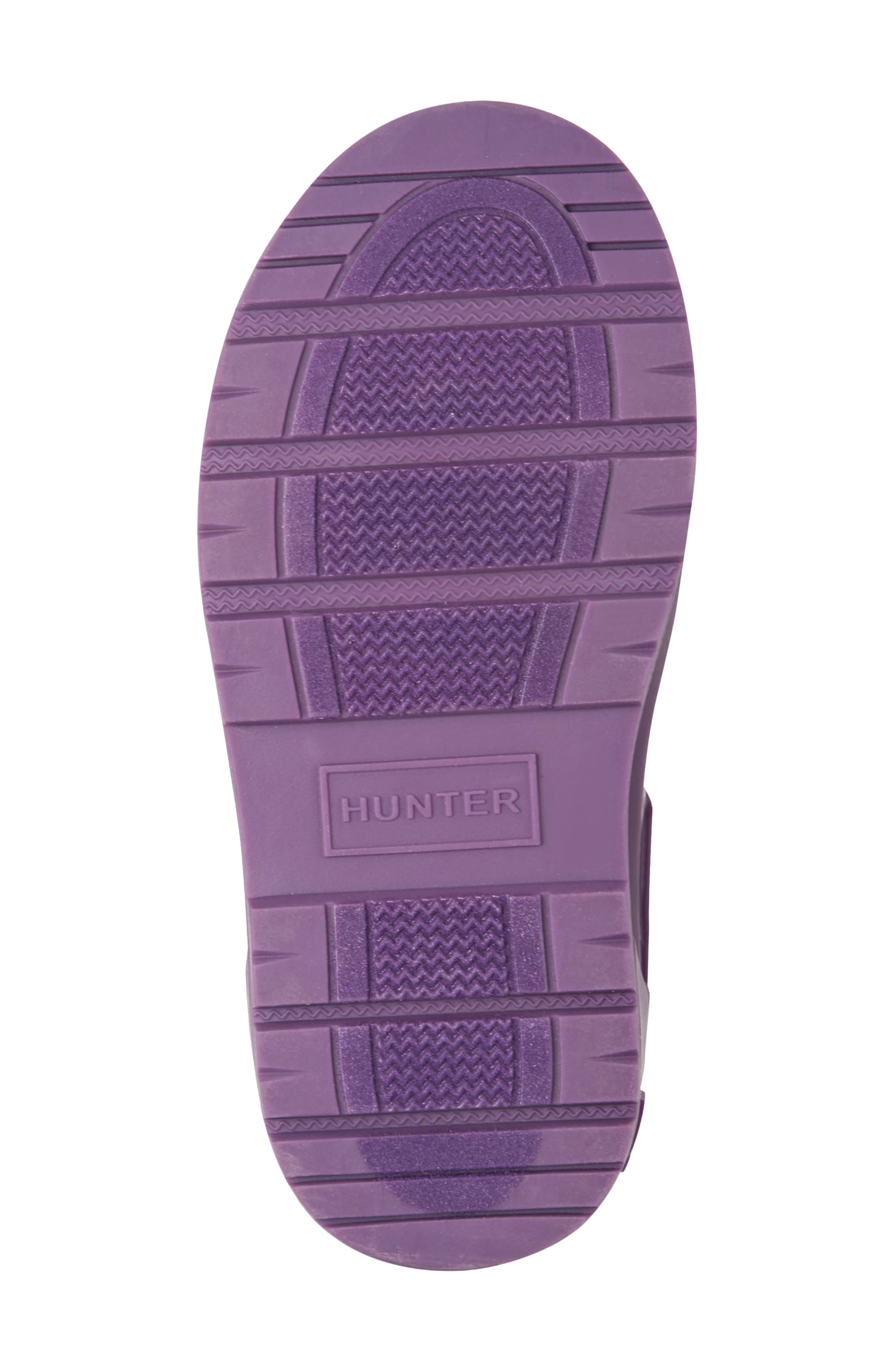 Kids' Grace Waterproof Rain Boot, Alternate, color, DARK PURPLE 500