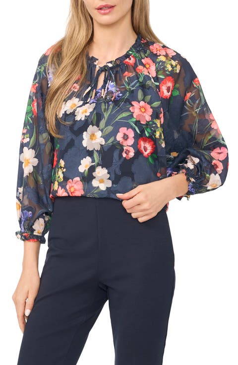 Adina Floral Long Sleeve Top
