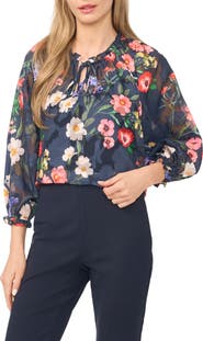Ted Baker Adina Floral Long Sleeve Top