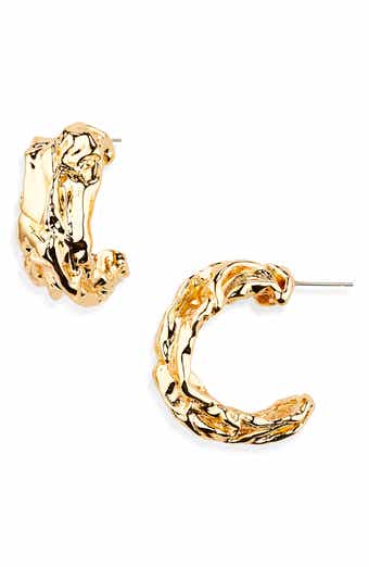 Tasha Molten 'C' Hoop Earrings