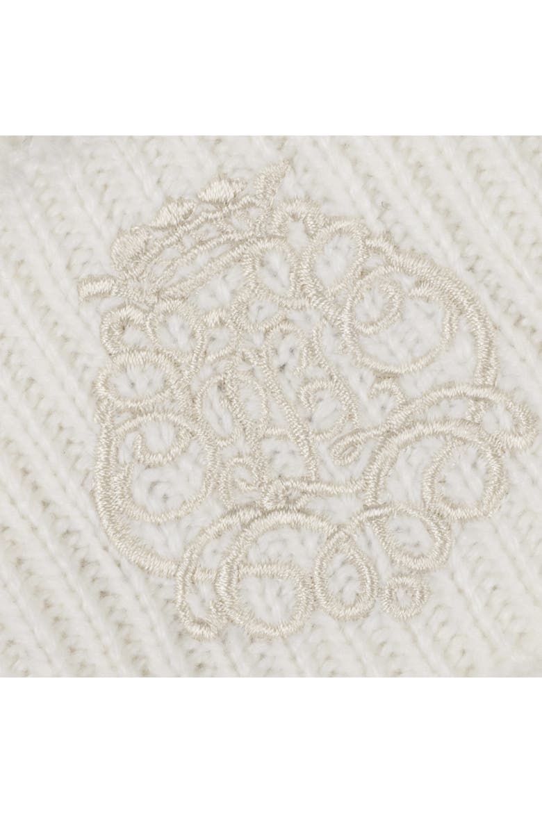 direct embroidery glove, Alternate, color, cream