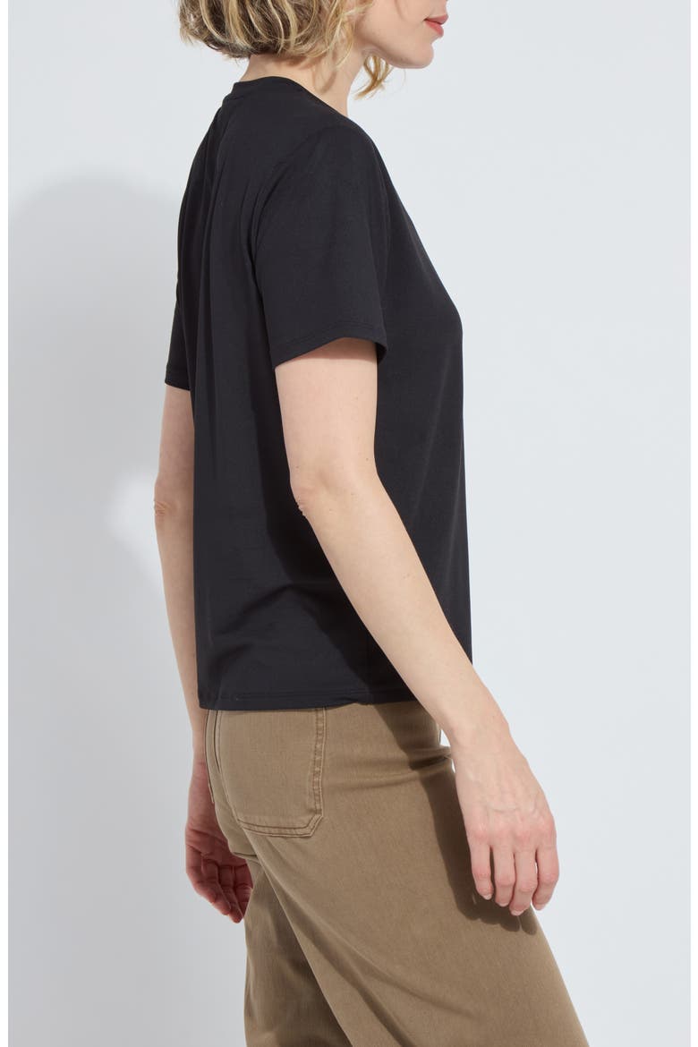 Boxy Jersey T-Shirt, Alternate, color, BLACK