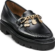 G.H.BASS Whitney Super Lug Sole Charm Chain Loafer