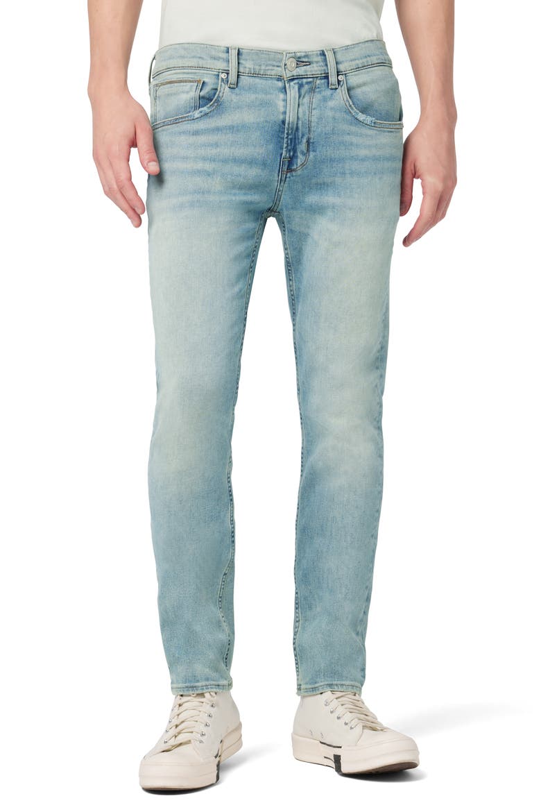 Men's Blake Slim Straight Fit Stretch Organic Cotton Jeans, Main, color, CENTRAL