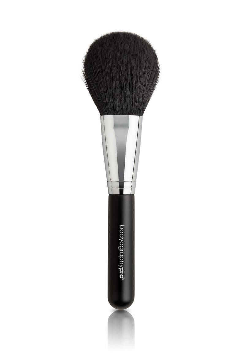 Synthetic Makeup Brush Powder Brush, Main, color, Black
