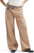 Brixton The Chloe Embroidered Pocket Wide Leg Jeans