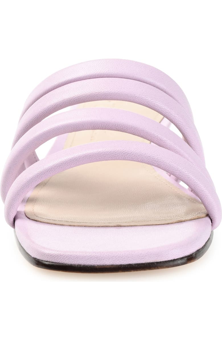 Journee Collection Cenci Strappy Slide Sandal, Alternate, color, Lilac