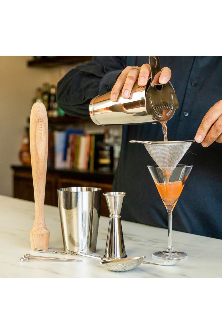 14-Piece Craft Bar Set, Stainless Steel, Alternate, color, Stainless Steel