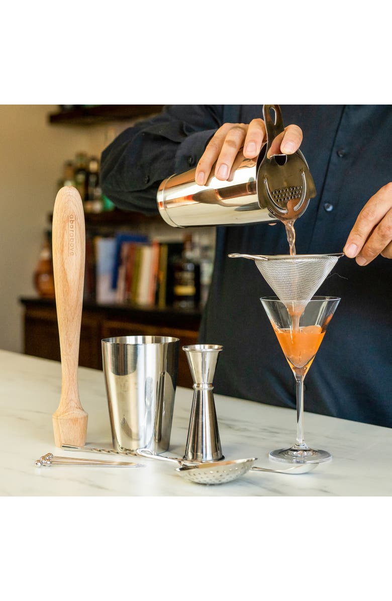 A Bar Above 14-Piece Craft Bar Set, Stainless Steel, Alternate, color, Stainless Steel