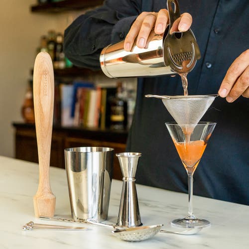 A Bar Above 14-piece Craft Bar Set, Stainless Steel In Stainless Steel