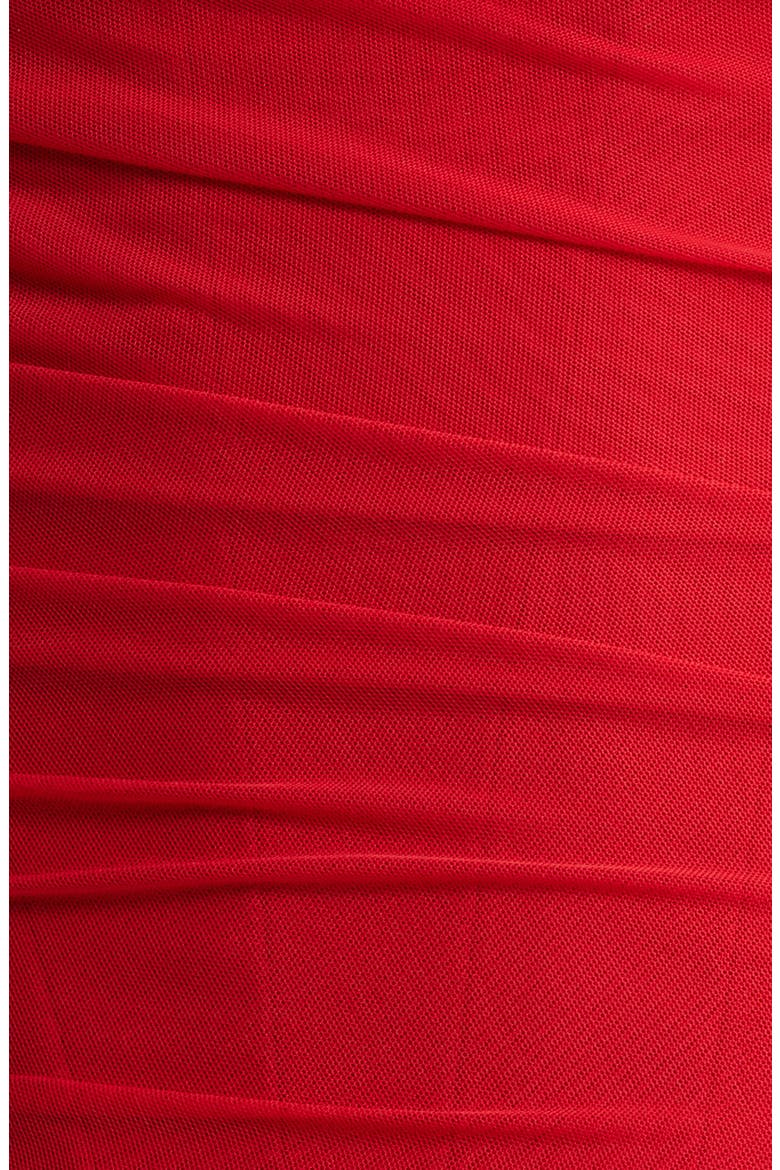 Hallie Corset Top & Scarf, Alternate, color, HAUTED RED
