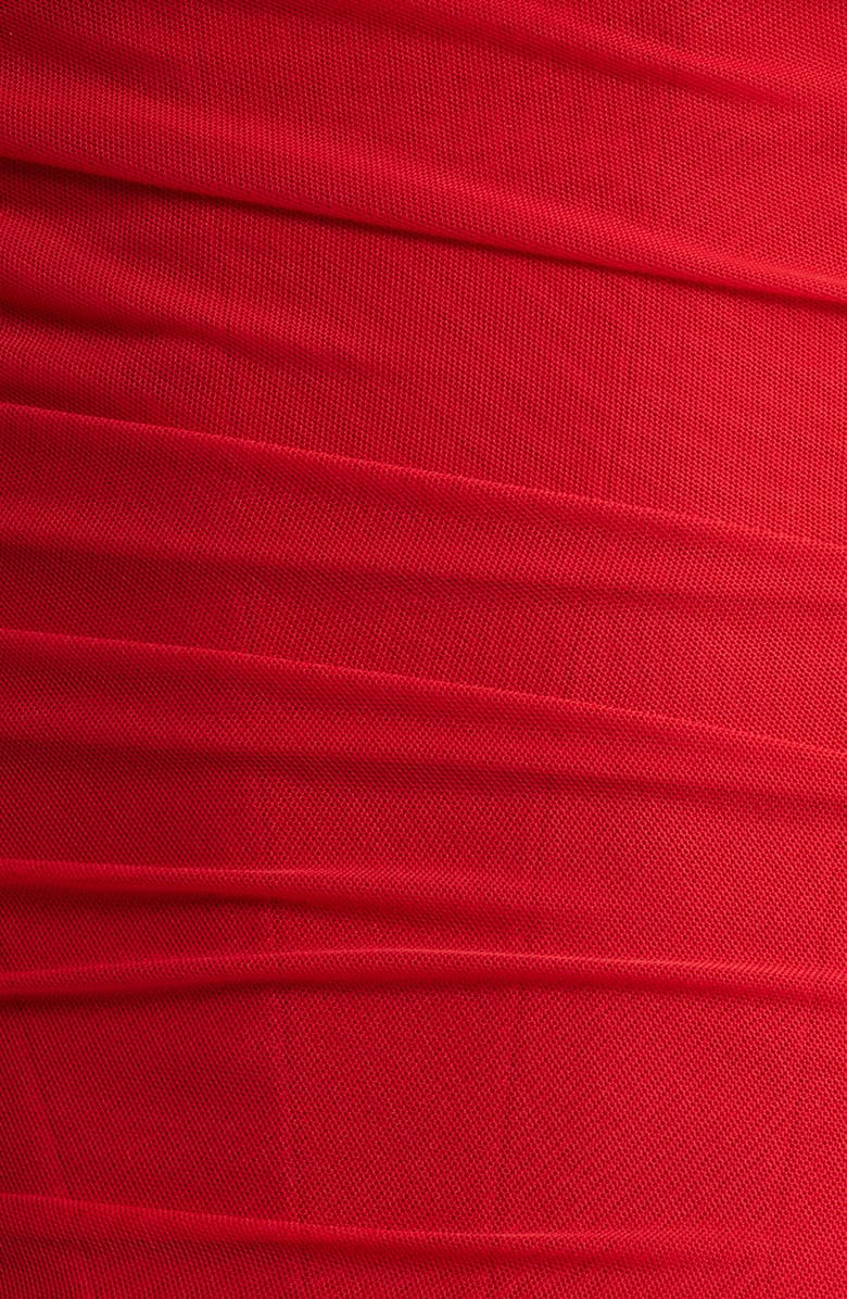 HOUSE OF CB Hallie Corset Top & Scarf, Alternate, color, Hauted Red