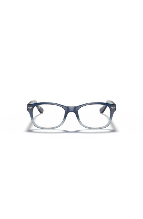 Ray Ban Ray-ban 48mm Square Optical Glasses In Blue
