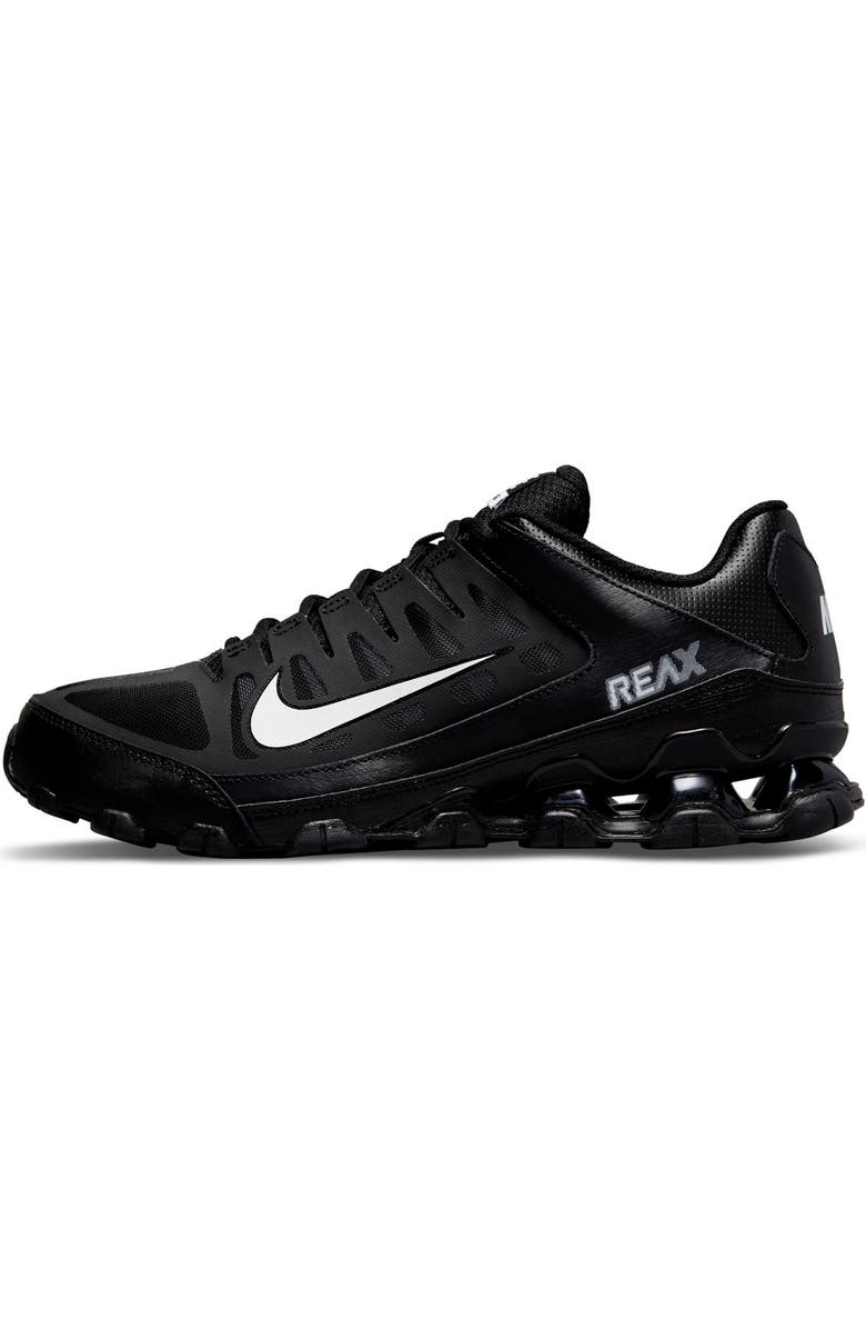 Nike Reax 8 Training Mesh Sneaker, Alternate, color, Black/ White/ Black