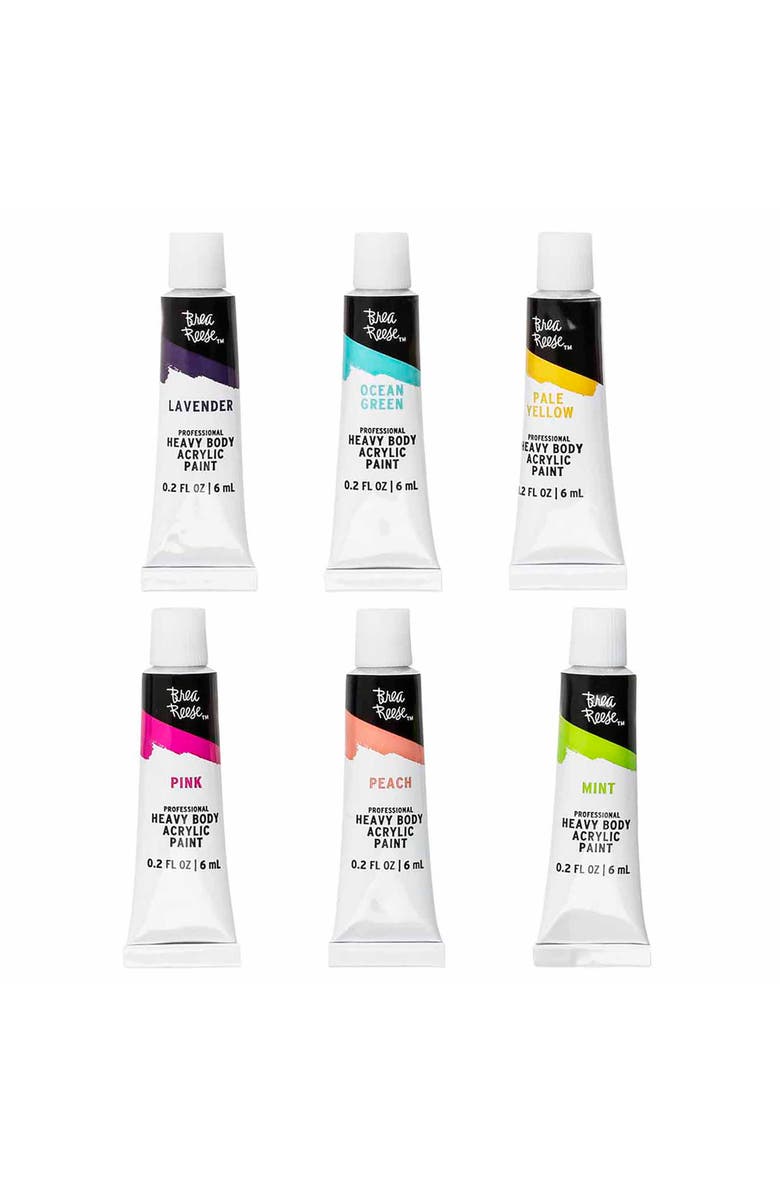 Brea Reese Acrylic Paint Kit Pastel 10Pc Set, Alternate, color, Multicolored