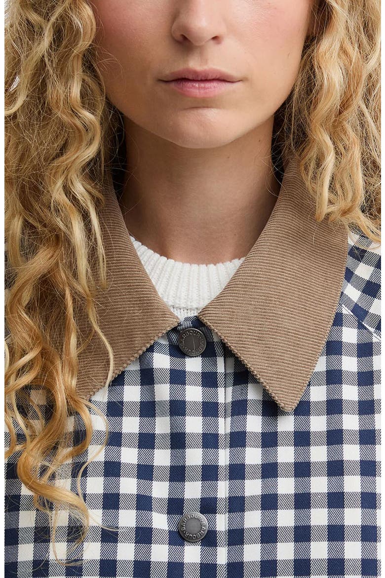 Ovingham Check Print Jacket, Alternate, color, GINGHAM NAVY/ NEUTRAL