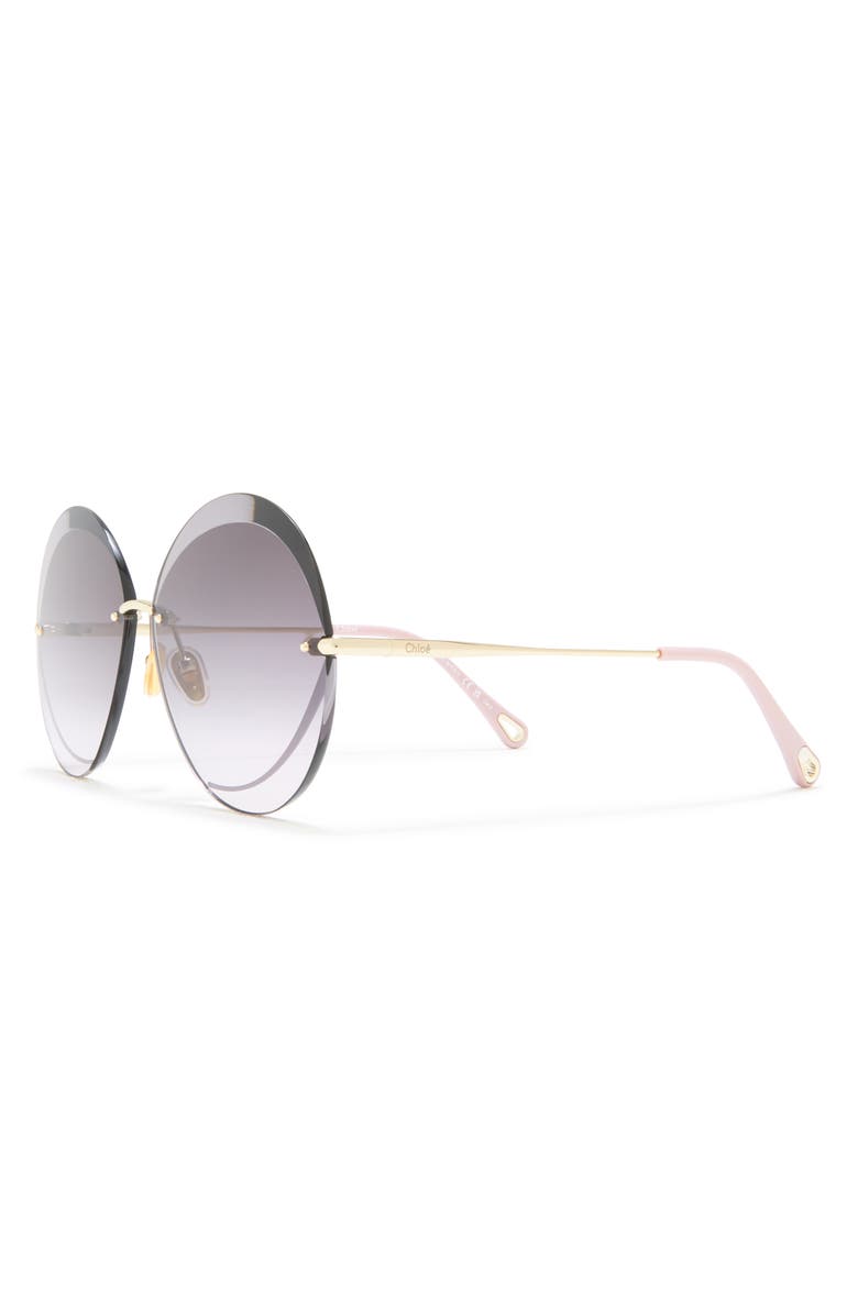 Chloé 64mm Round Sunglasses, Alternate, color,