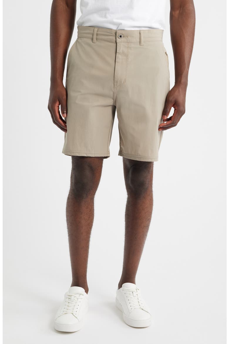 All-Purpose Stretch Nylon Hybrid Shorts, Main, color, VINTAGE KHAKI