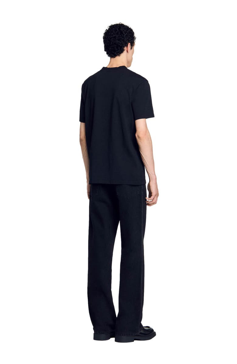 SANDRO Cotton T-shirt, Alternate, color, 