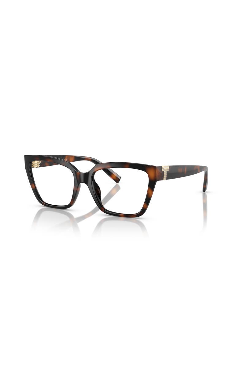 Tiffany & Co. 52mm Square optical glasses, Main, color, Tortoise