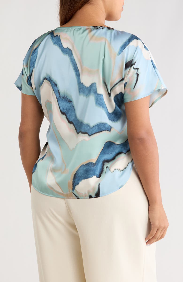 Anne Klein Print Dolman Top, Alternate, color, 