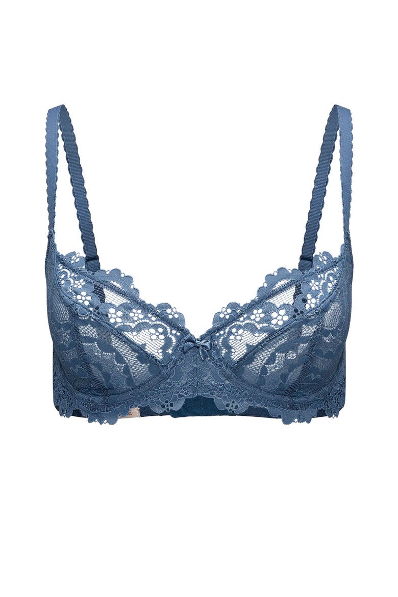 Farrah Unlined Full Coverage Bra, Alternate, color, Dark blue