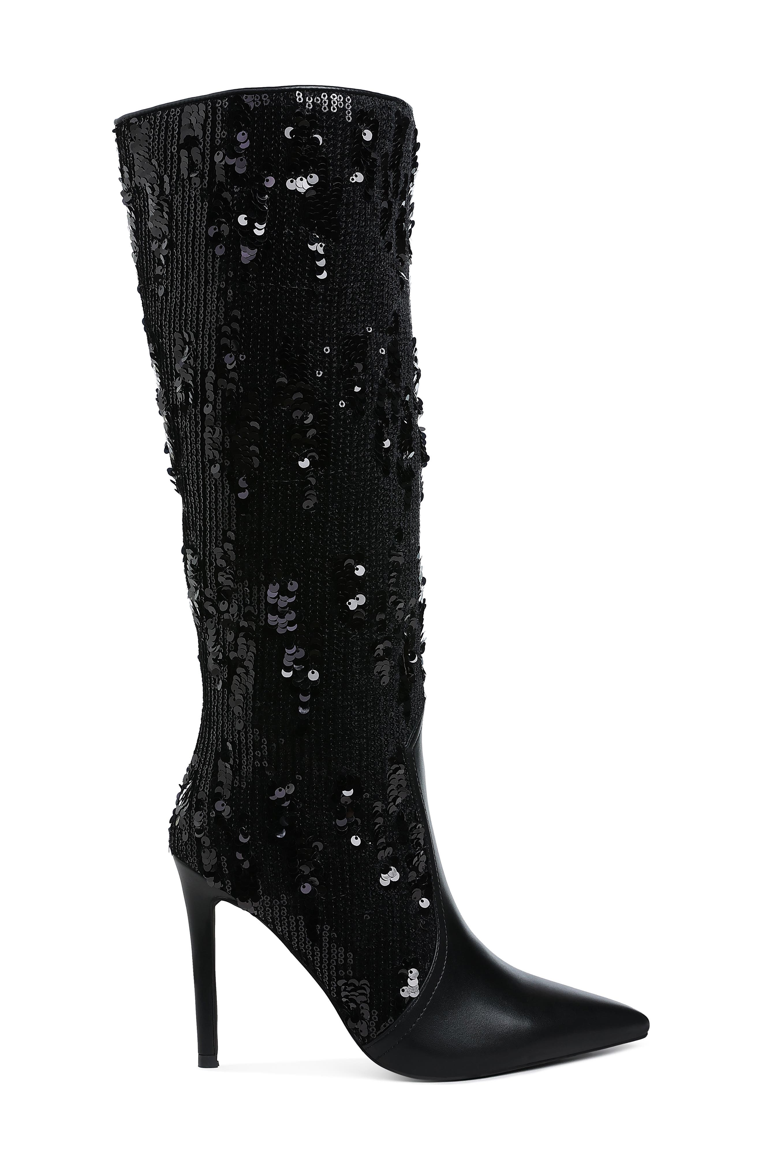 LONDON RAG Sitrah Sequin Boot, Alternate, color, 