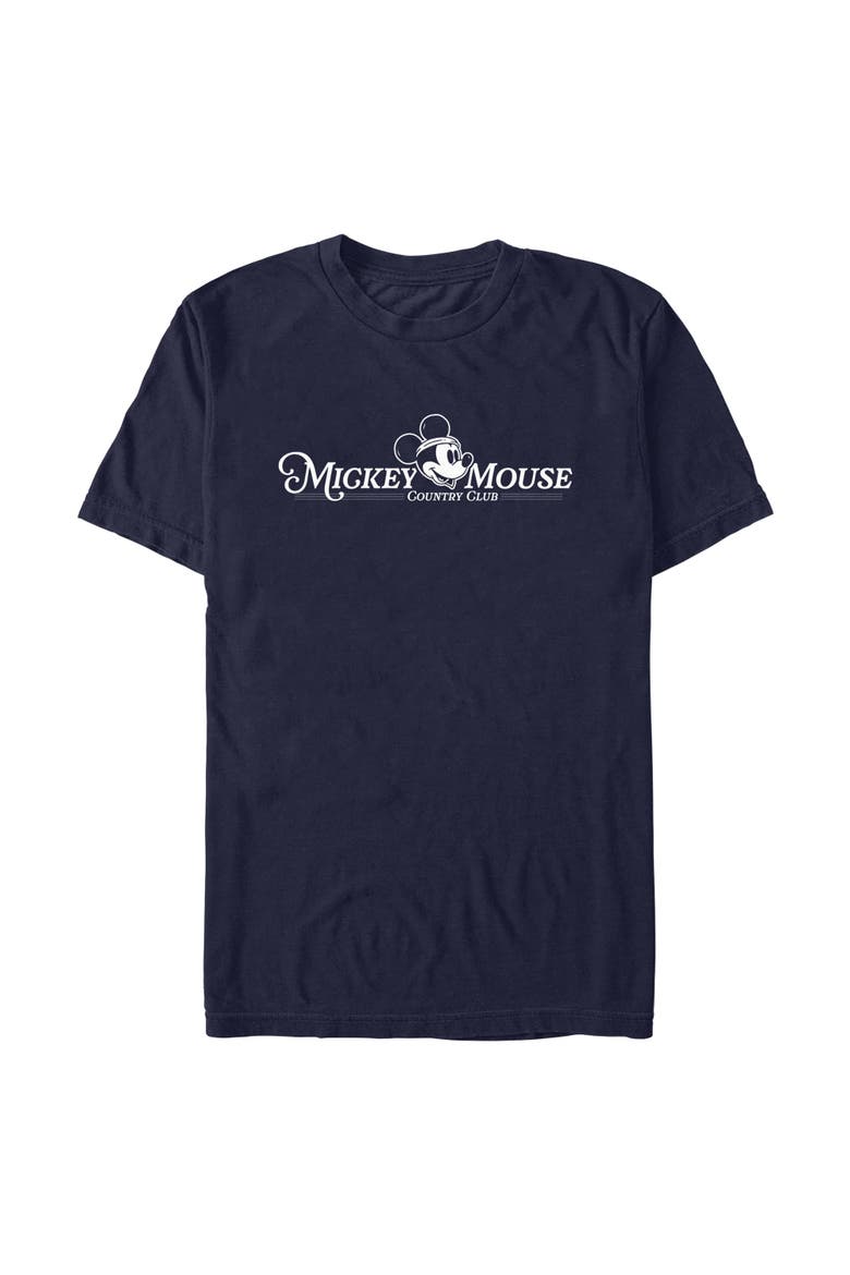 Men's Mickey & Friends Country Club Mickey  Graphic T-Shirt, Alternate, color, Navy Blue