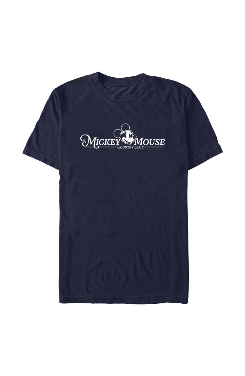 Mickey & Friends Men's Mickey & Friends Country Club Mickey Graphic T-Shirt, Alternate, color, Navy Blue
