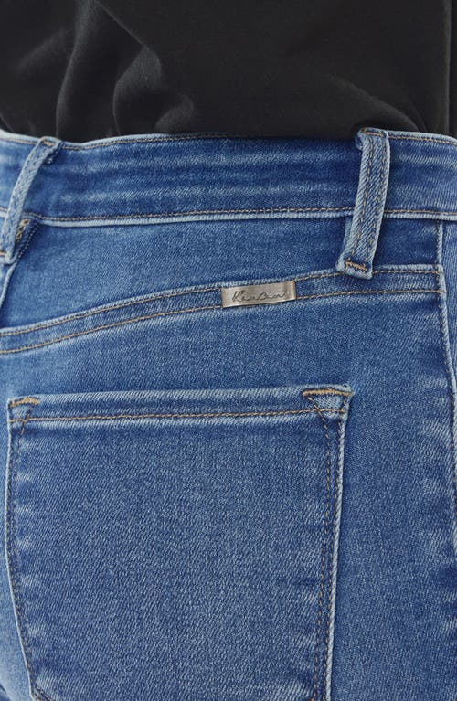 Kancan Jovi Essentials High Rise Cigarette Leg Jeans In Blue