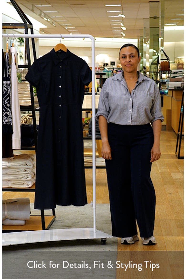 City Fit & Flare Midi Shirtdress video