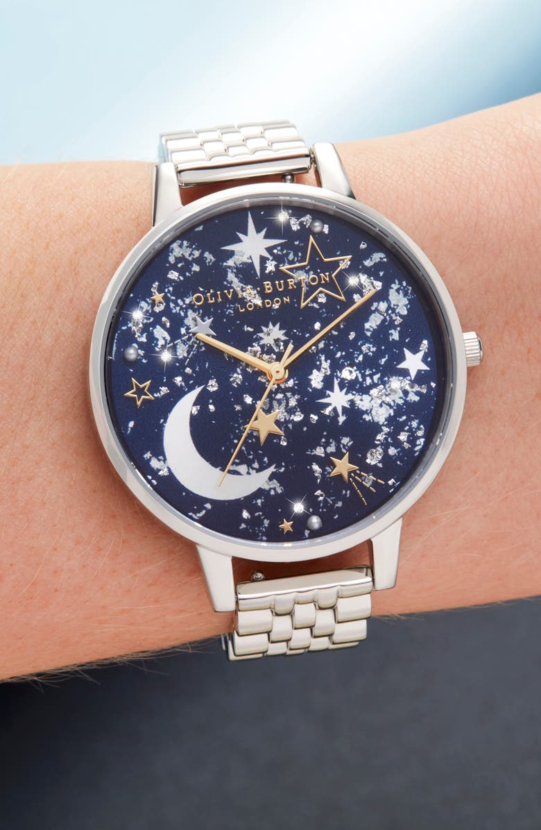 Olivia Burton Celestial Bracelet Watch, 38mm, Alternate, color, 