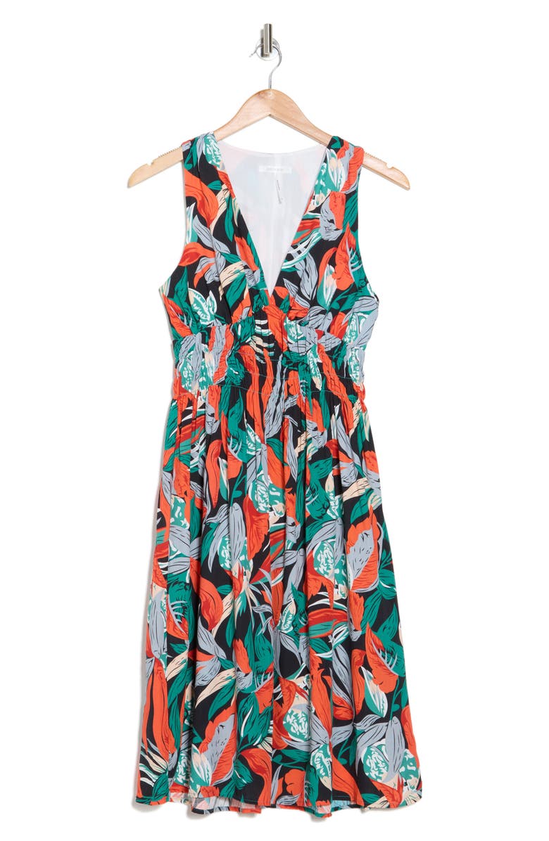 STITCHDROP Springwater Print Sleeveless Dress, Alternate, color,