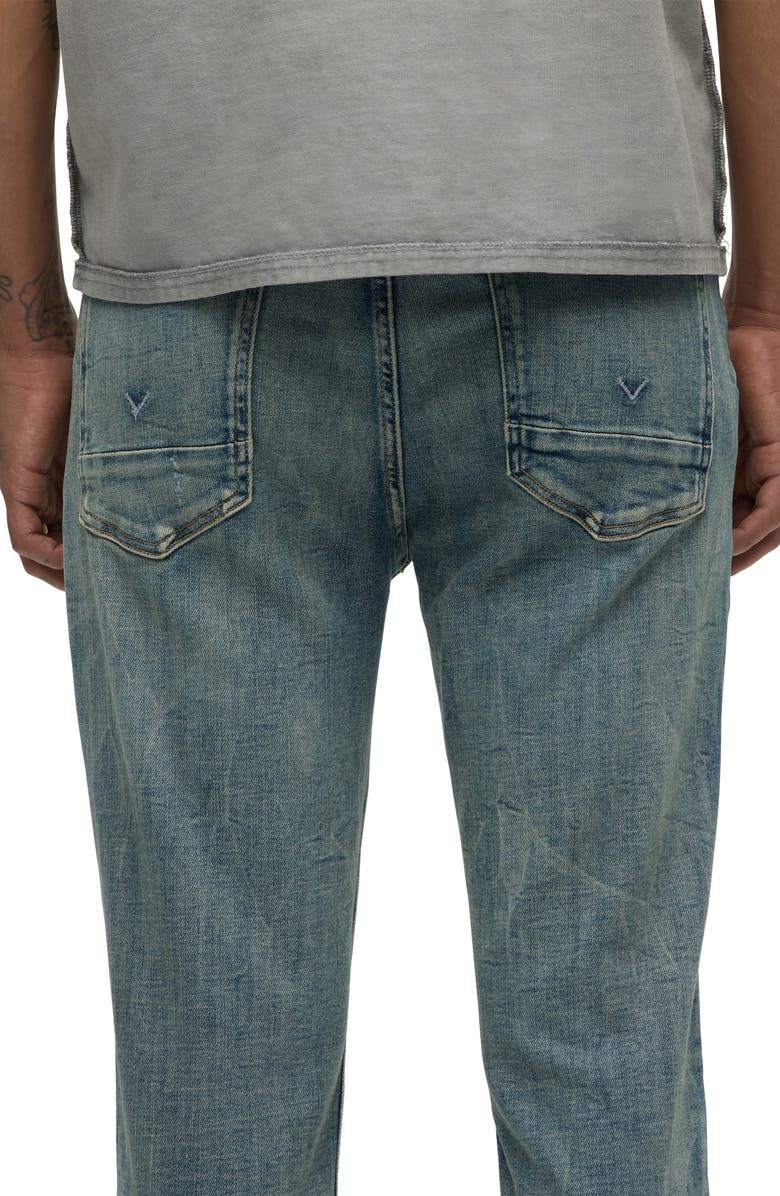 Hudson Jeans Zack Distressed Skinny Jeans, Alternate, color, National