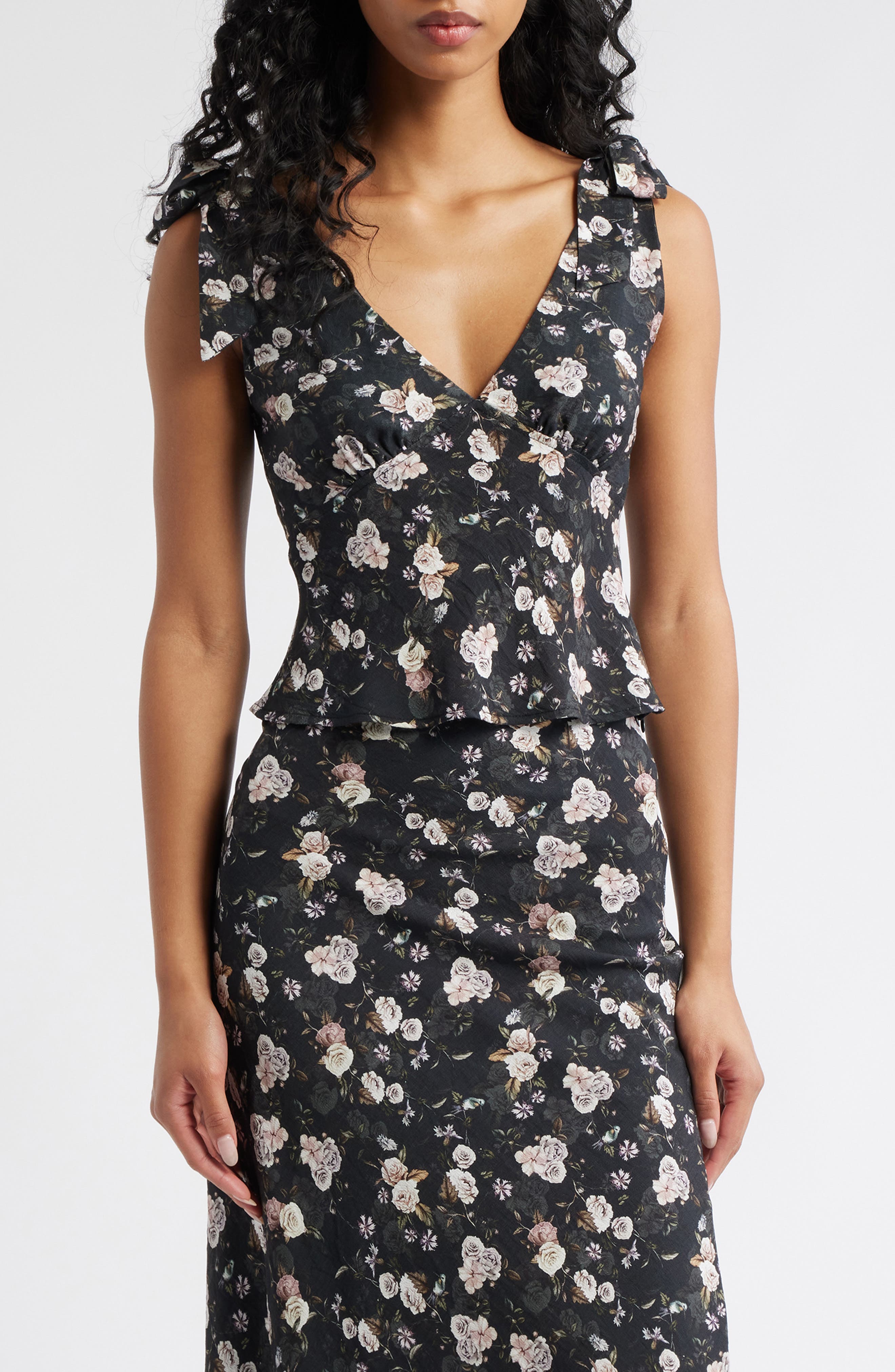 Petal & Pup Kedra Tie Shoulder Top