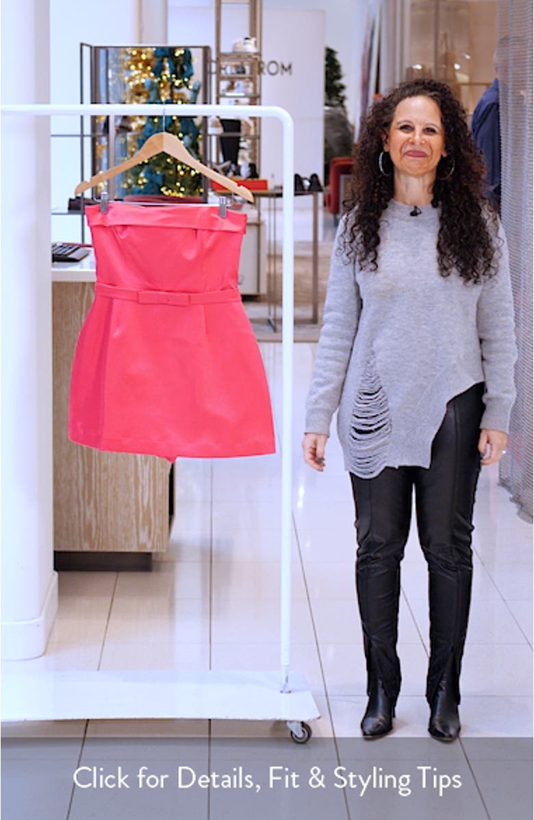 Avalee Strapless Skort Romper, sales video thumbnail