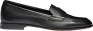 Santoni Leather Penny Loafer