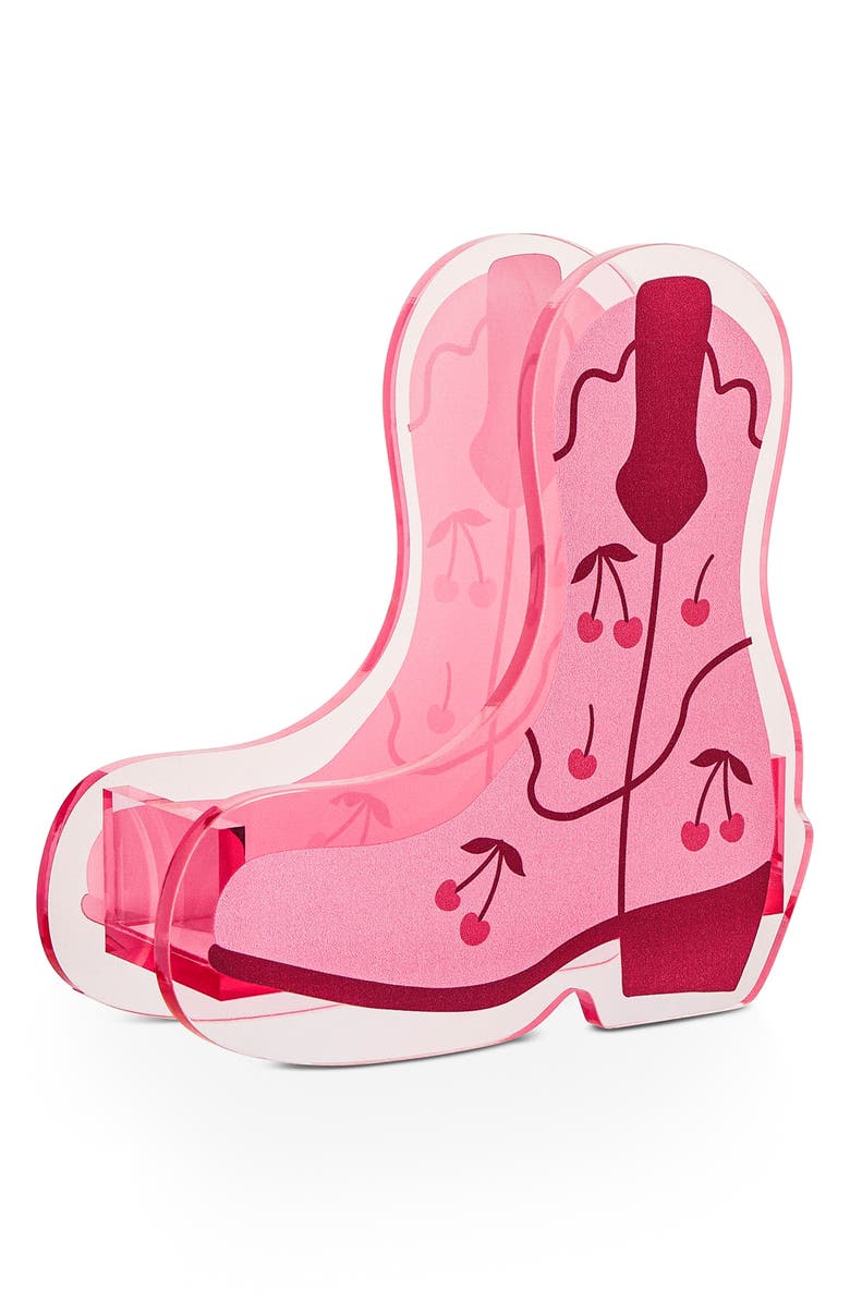 Core Home 5-Piece Western Boot Acrylic Coasters, Alternate, color, Multi