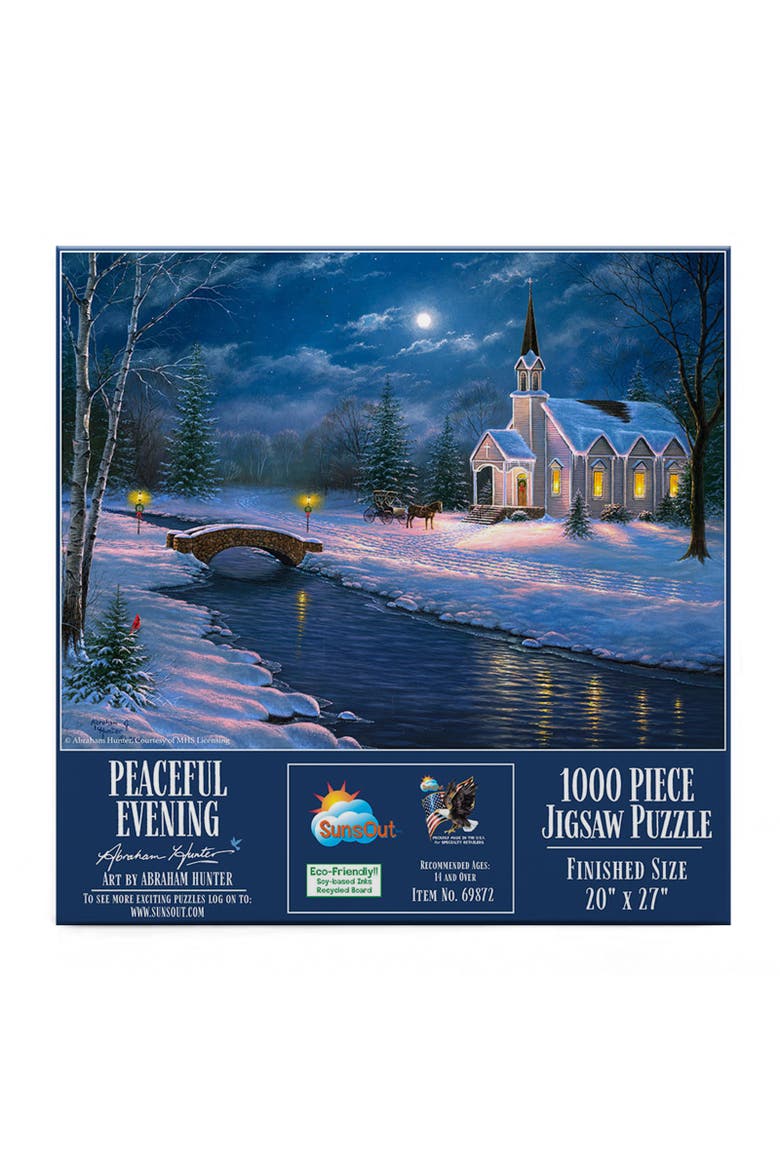 Peaceful Evening 1000 piece Jigsaw Puzzle for Adults, Alternate, color, Multicolor